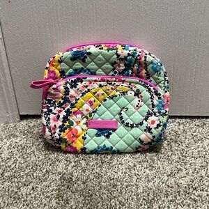 Vera Bradley Wildflower Paisley Little Cosmetic Bag